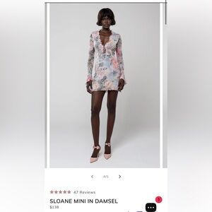RESA sloane mini dress in damsel